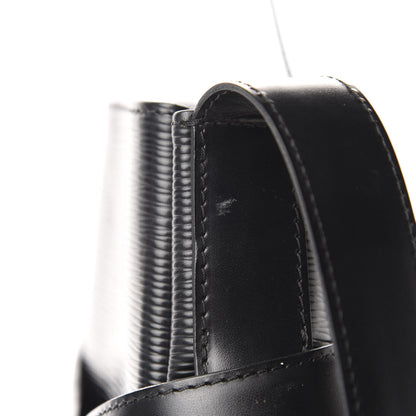 Louis Vuitton Epi Sac D'Epaule GM Black 12 of 14