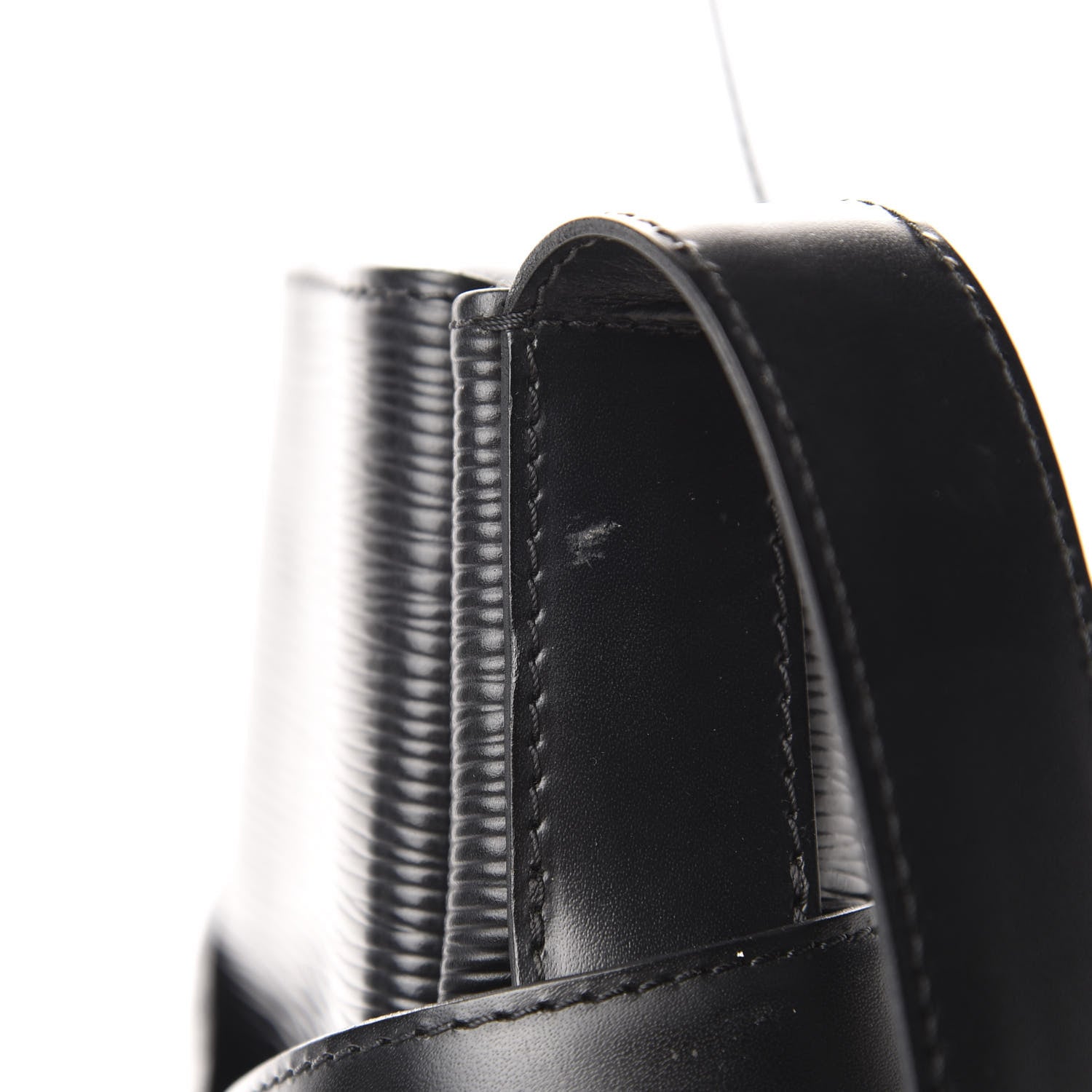 Louis Vuitton Epi Sac D'Epaule GM Black 12 of 14