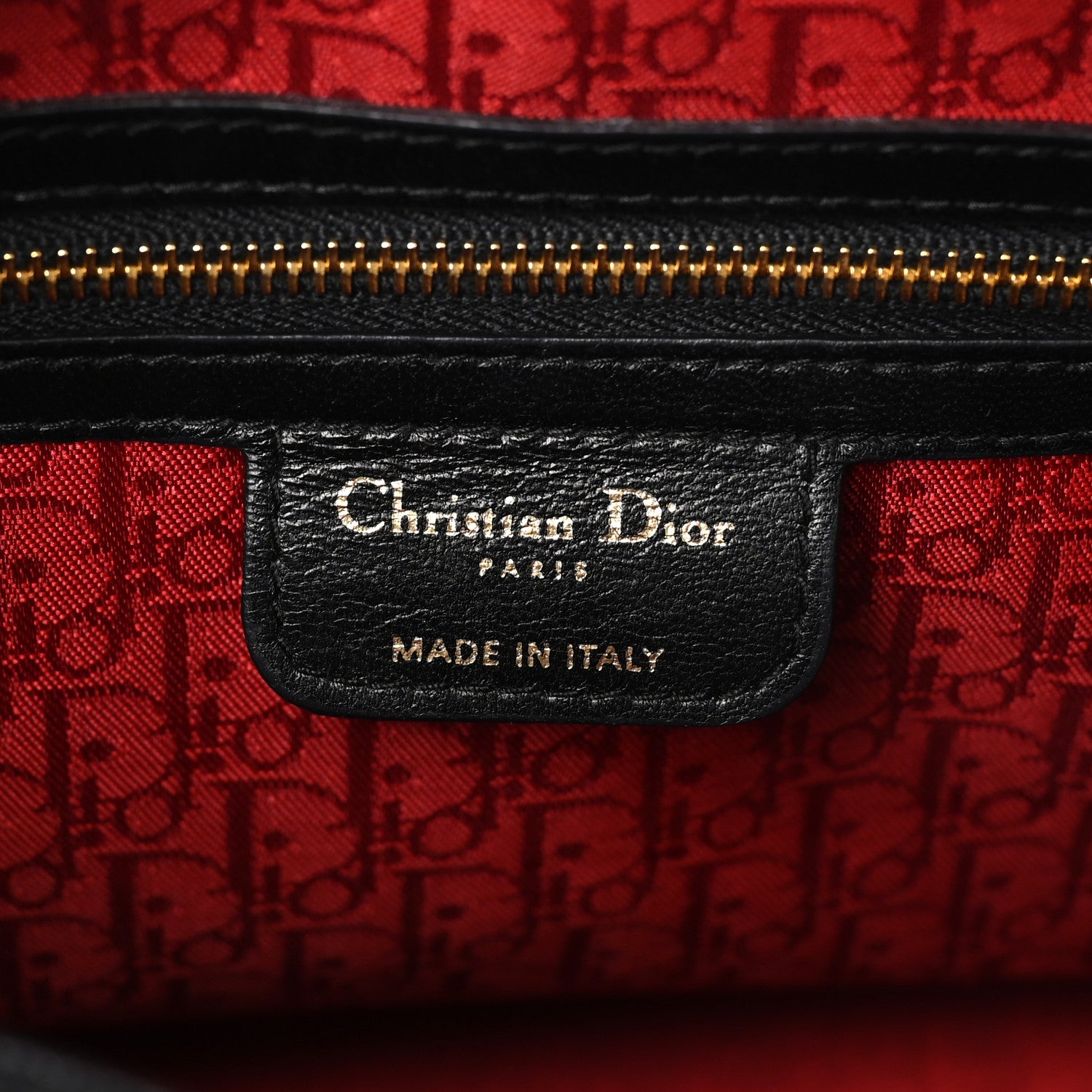 Christian Dior Lambskin Cannage Large Lady Dior Black 6 of 10