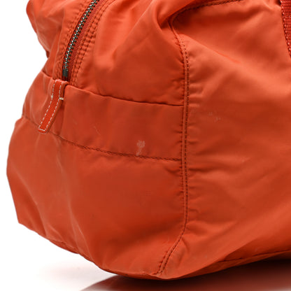 Prada Nylon Vela Sport Duffle Papaya 15 of 16