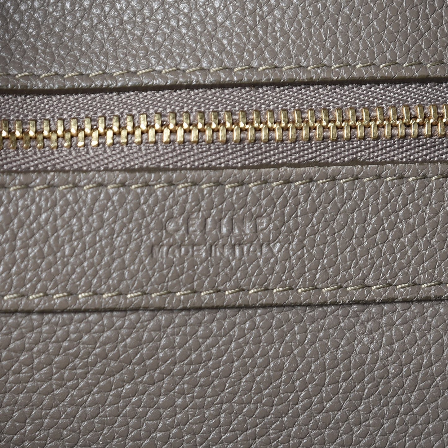 Soft Grained Calfskin Small Belt Cabas Phantom Taupe