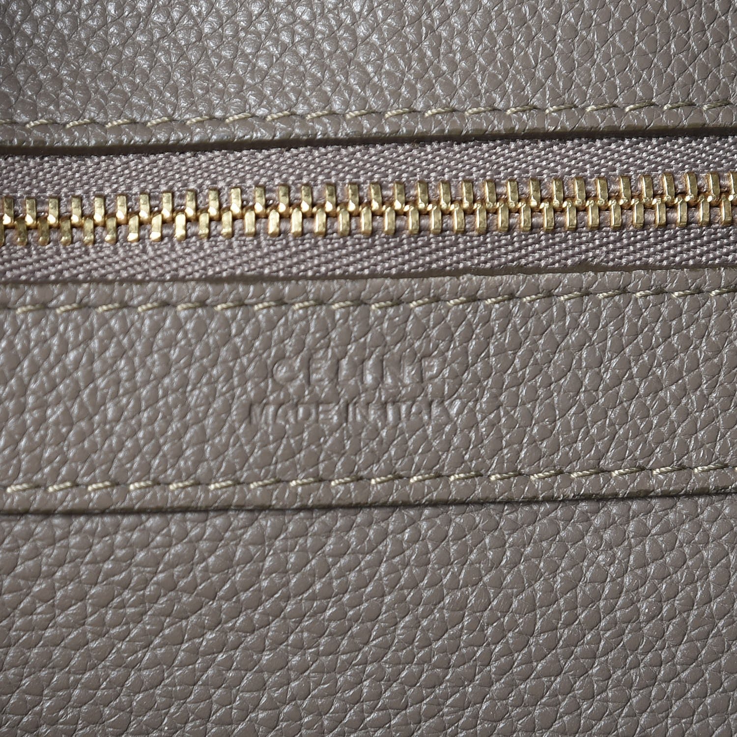 Celine Soft Grained Calfskin Small Belt Cabas Phantom Taupe 6 of 11