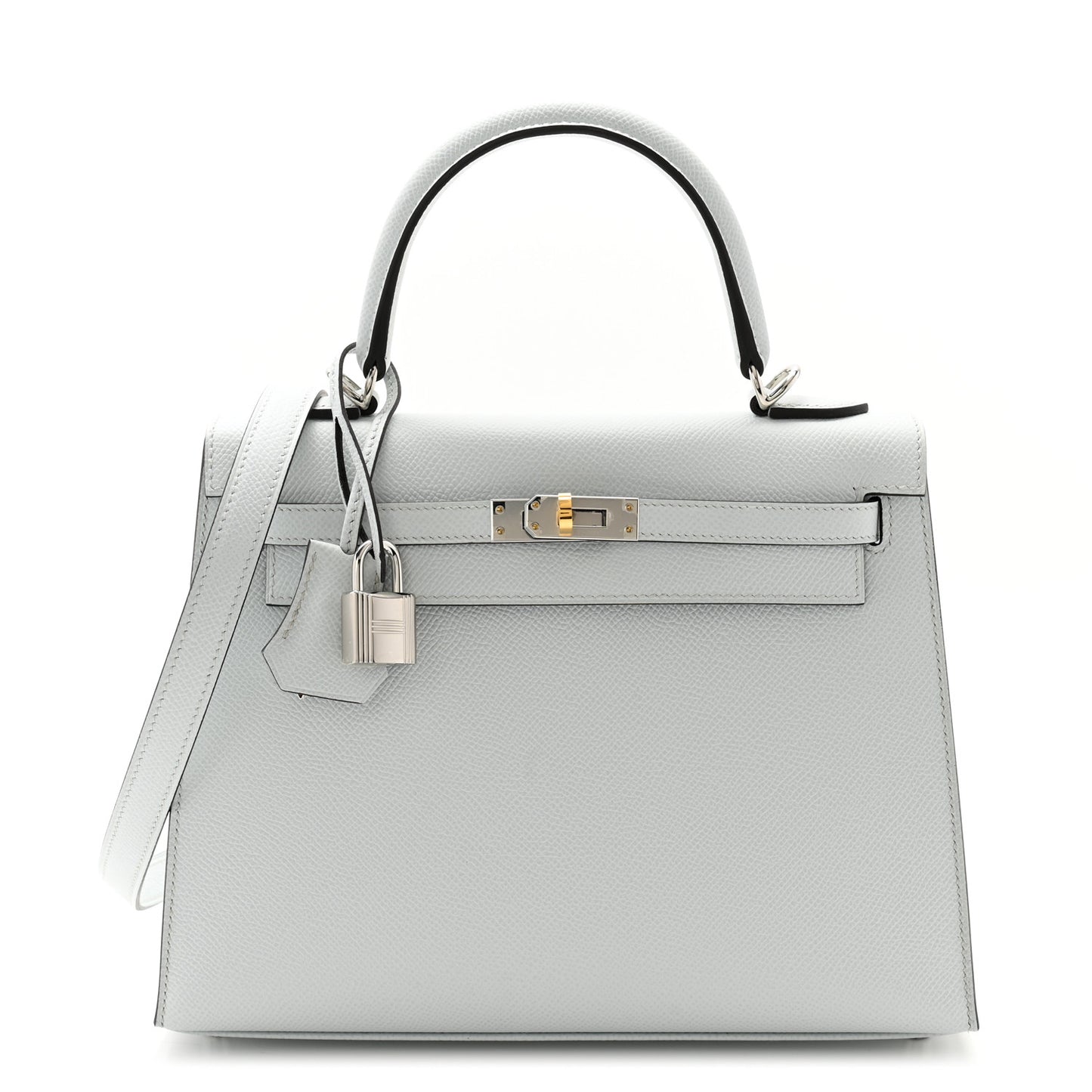 Epsom Kelly Sellier 25 Gris Platine