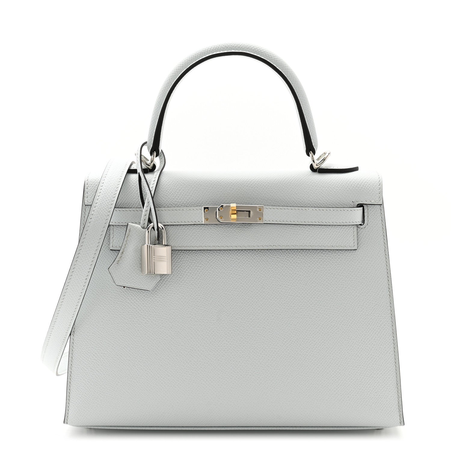 Hermes Epsom Kelly Sellier 25 Gris Platine 1 of 10