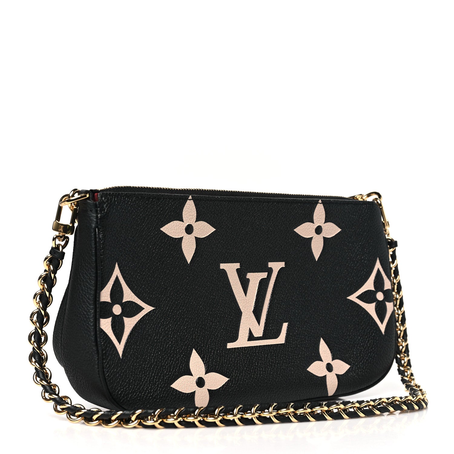 Louis Vuitton Empreinte Monogram Giant Multi Pochette Accessories Black Beige 3 of 10