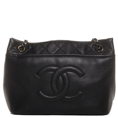 Chanel Caviar CC Timeless Soft Tote Black 1 of 8