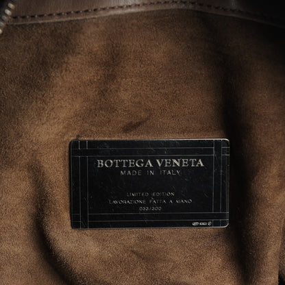 Bottega Veneta Nappa Intrecciato Alligator Large Shoulder Bag Brown 7 of 9