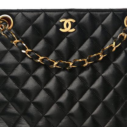 Chanel Lambskin Quilted Crossbody Black 8 of 19