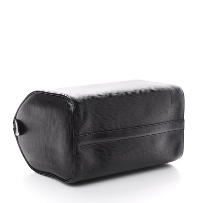 Louis Vuitton Epi Speedy 25 Black 3 of 8