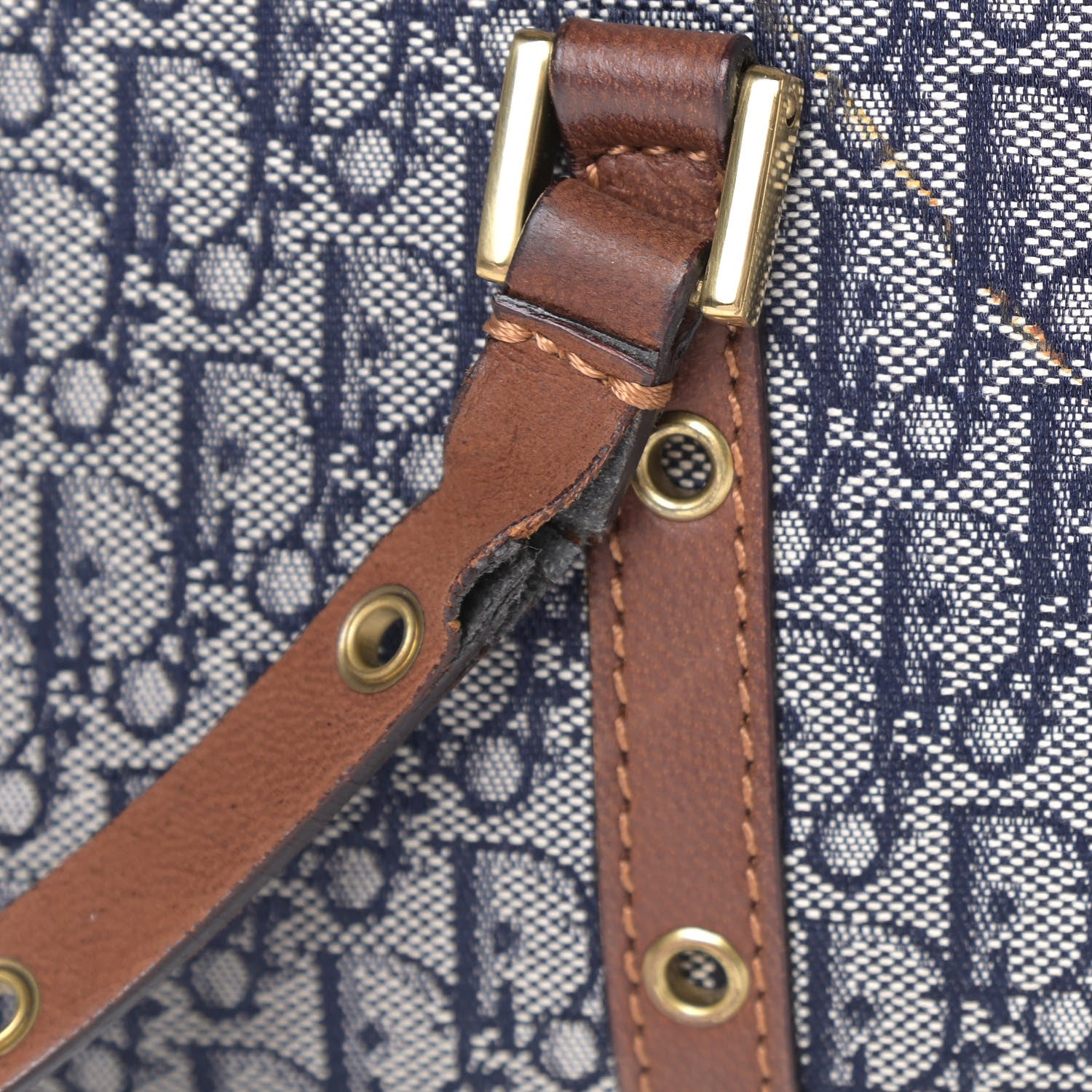 Christian Dior Monogram Street Chic Shoulder Bag Blue 9 of 14