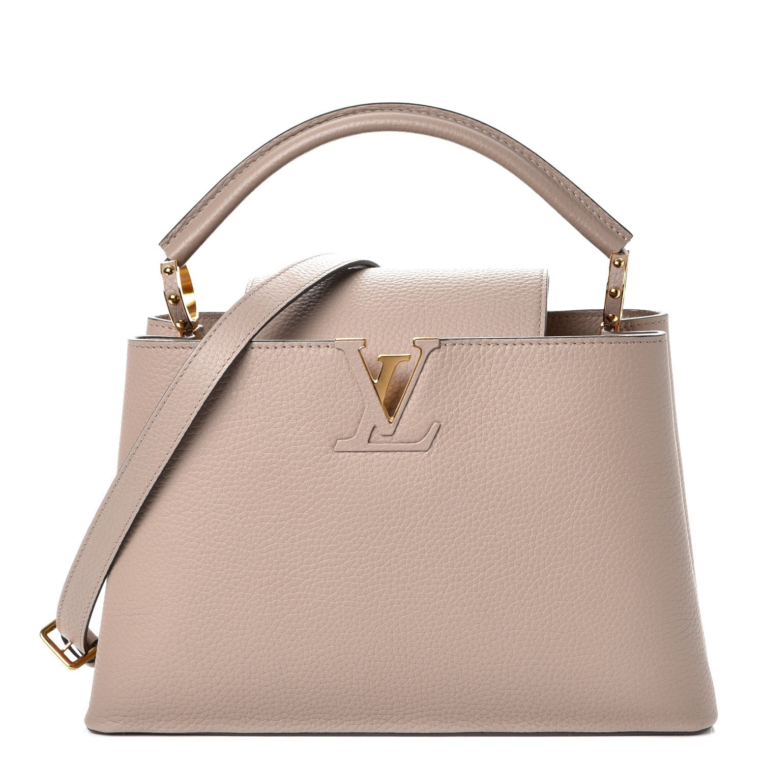 Louis Vuitton Taurillon Capucines PM Galet 1 of 8