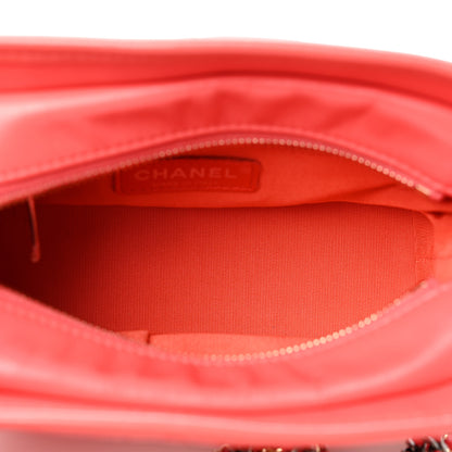 Chanel Aged Calfskin Quilted Small Gabrielle Hobo Red 5 of 14