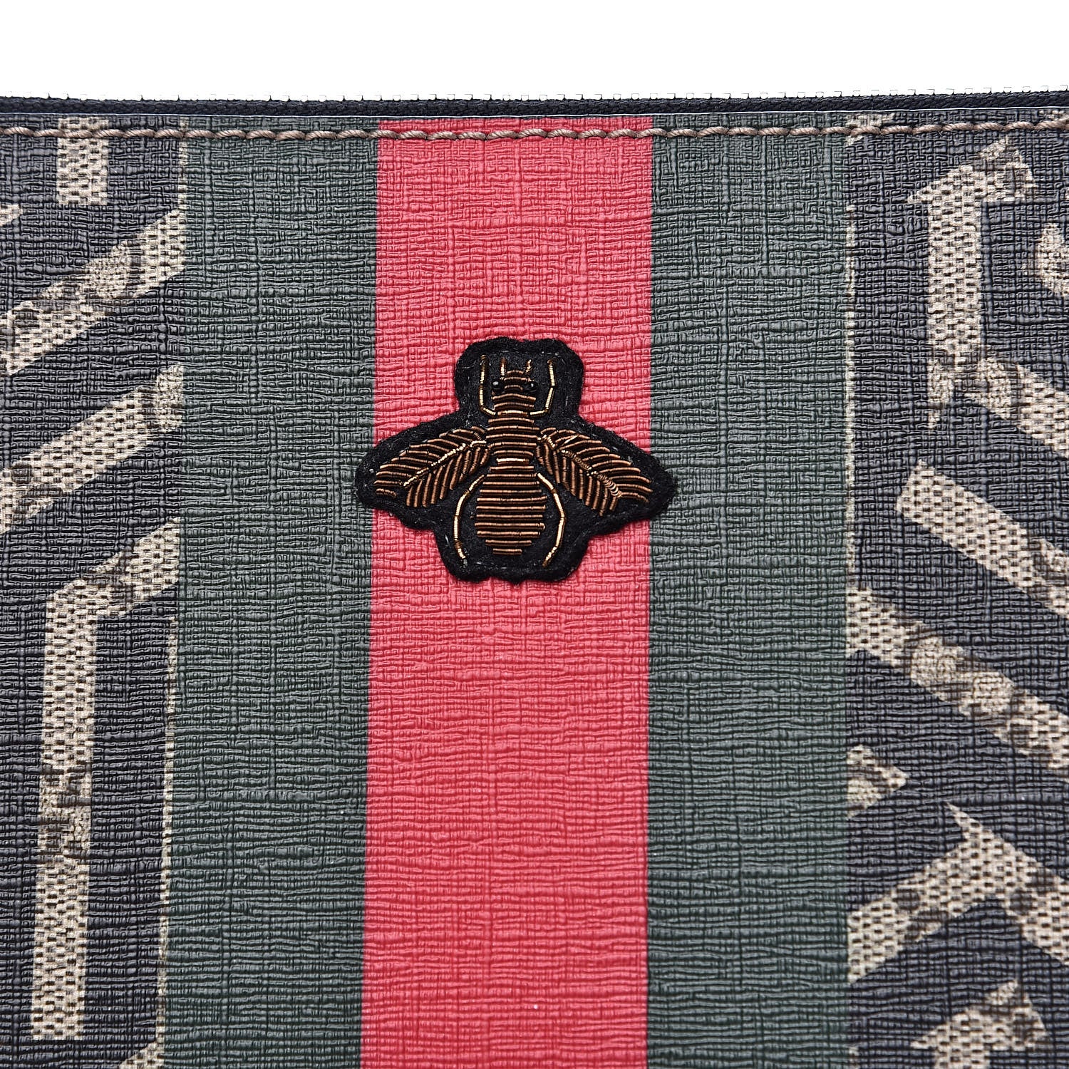 Gucci GG Supreme Monogram Caleido Web Messenger Beige Ebony 11 of 11