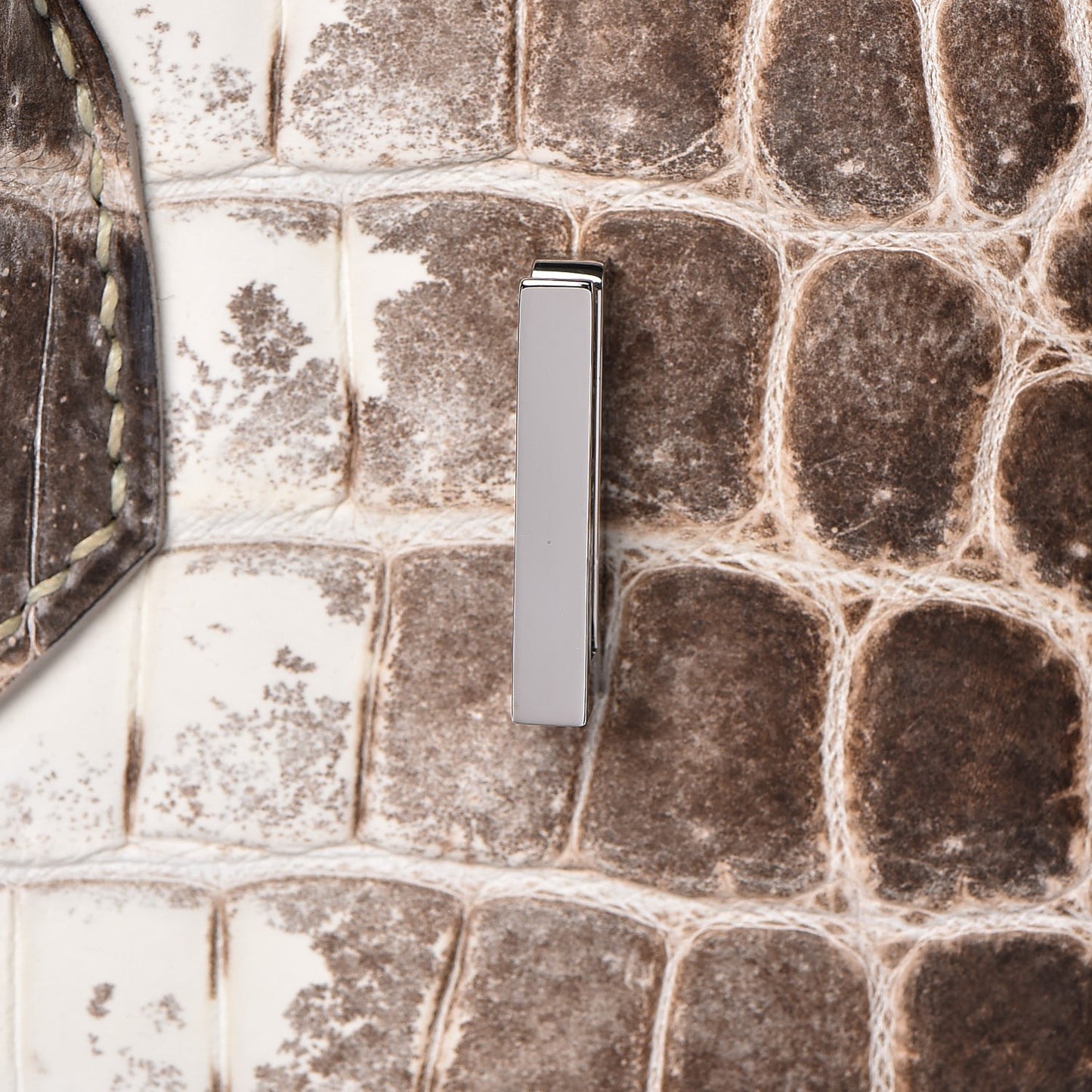 Matte Niloticus Crocodile Himalaya Birkin 30 Blanc