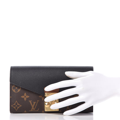 Louis Vuitton Monogram Pallas Wallet Black 2 of 9