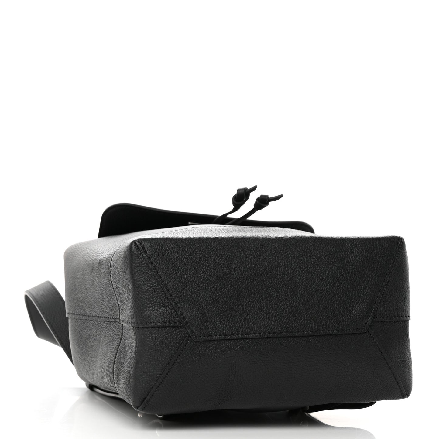 Calfskin Lockme Backpack Black