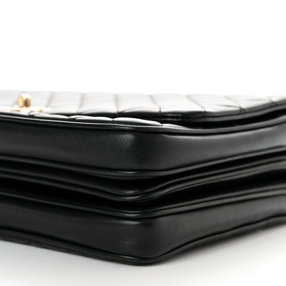 Chanel Lambskin Quilted Medium Citizen Chic Flap Black 10 of 11