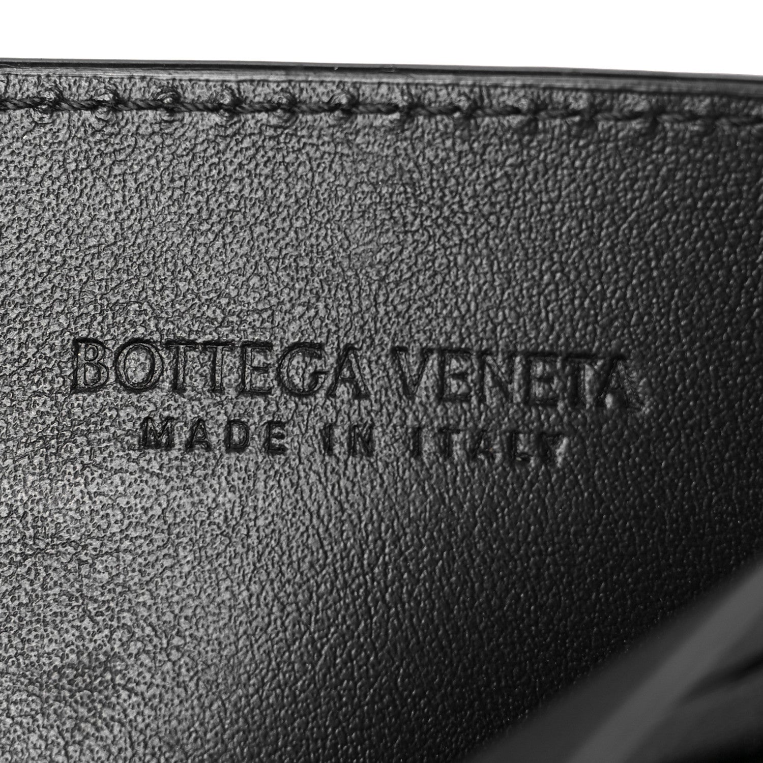 Bottega Veneta Nappa Intrecciato Card Holder Black 6 of 6