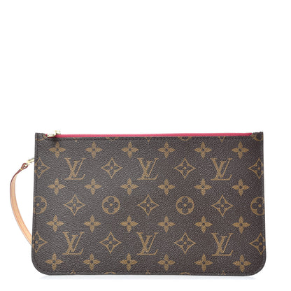 Louis Vuitton Monogram Neverfull MM GM Pochette Pivoine 1 of 10