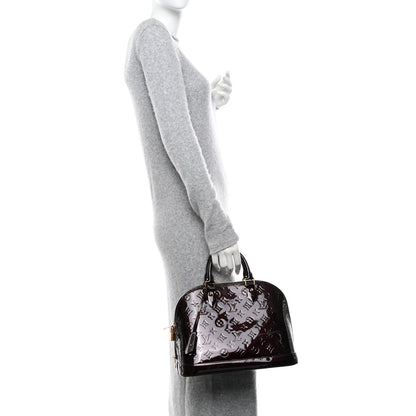 Louis Vuitton Vernis Alma PM Amarante 2 of 10