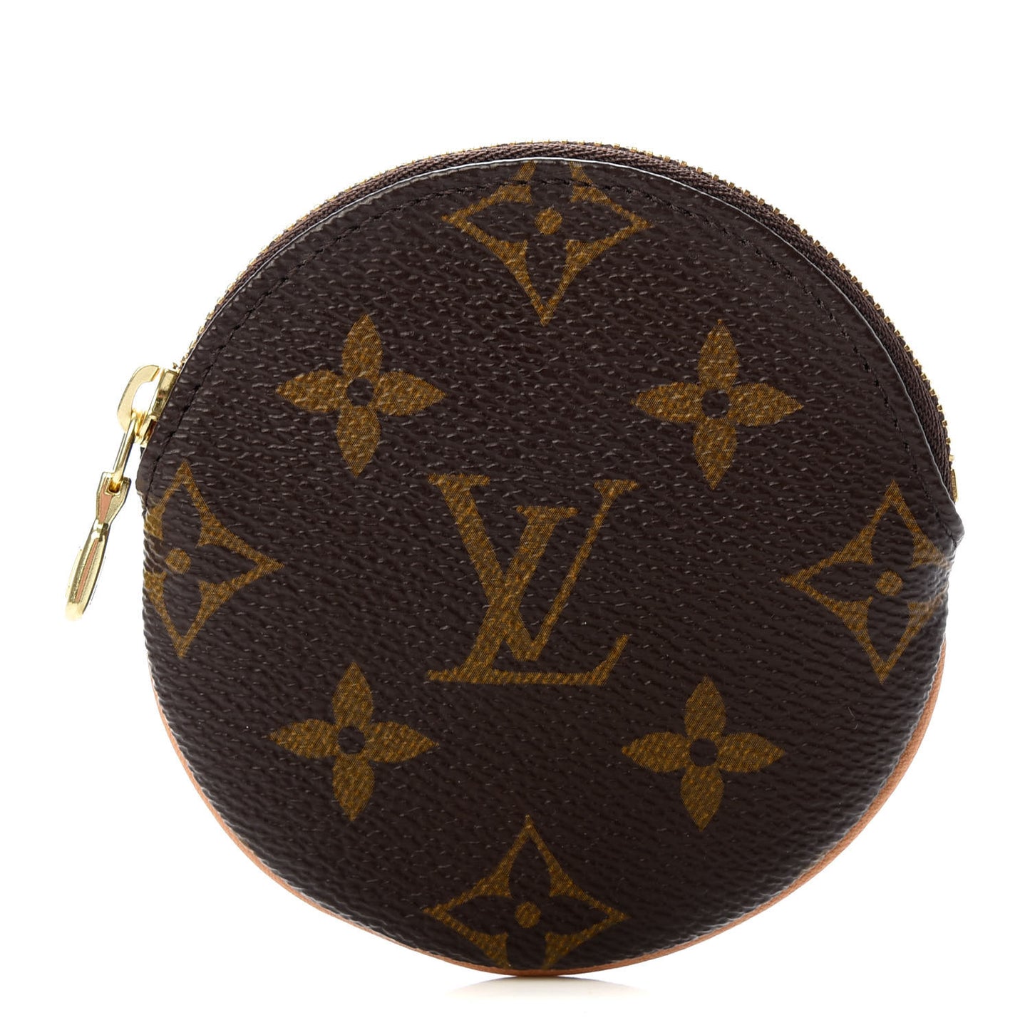 Monogram Round Coin Purse