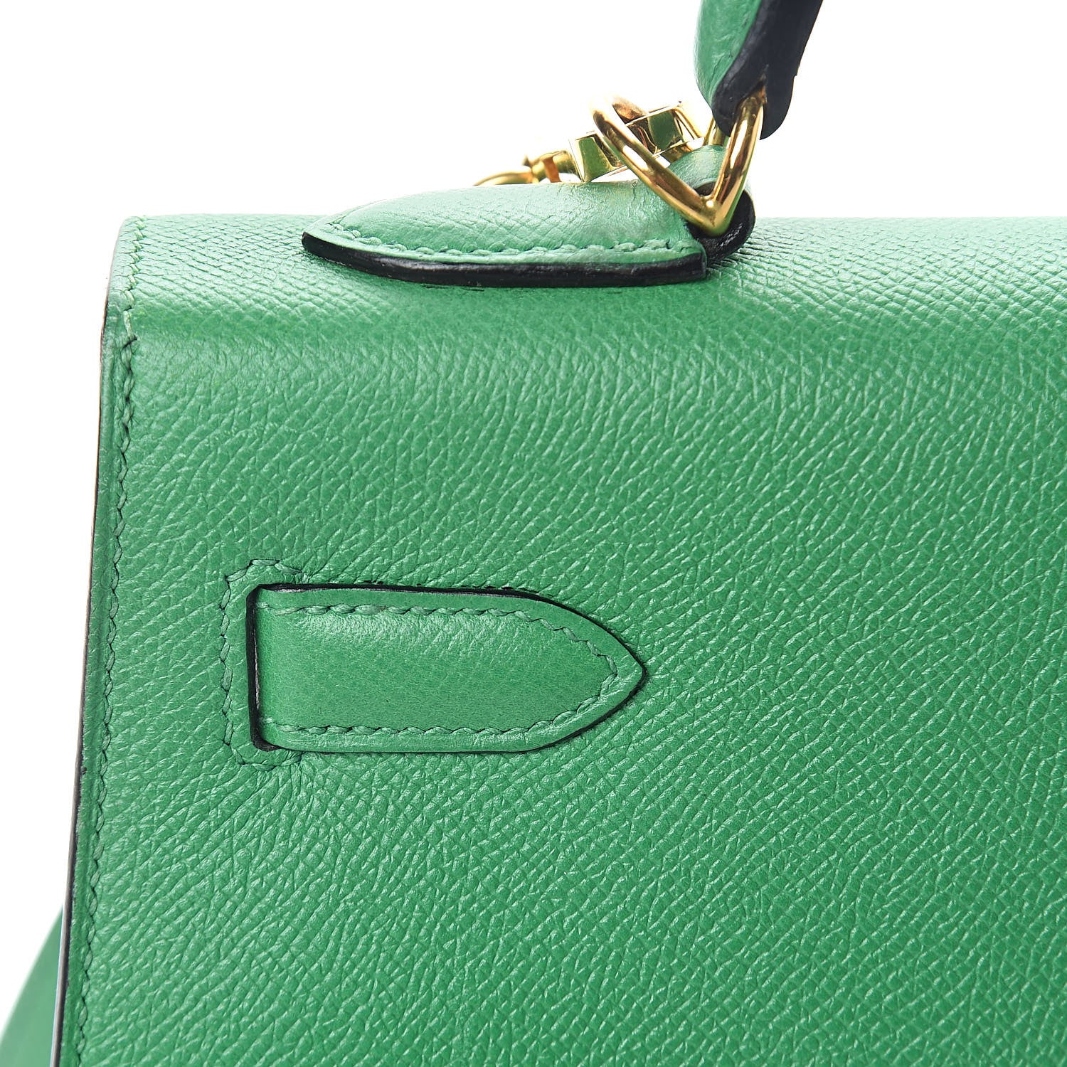 Hermes Epsom Kelly Sellier 32 Bamboo 10 of 34