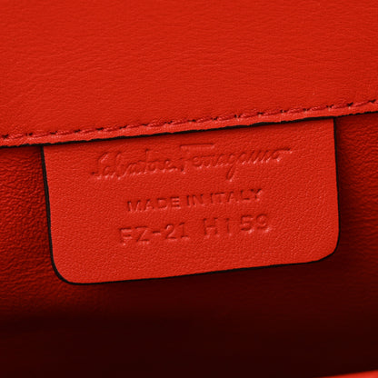 Salvatore Ferragamo Calfskin Medium The Studio Bag Red 7 of 15