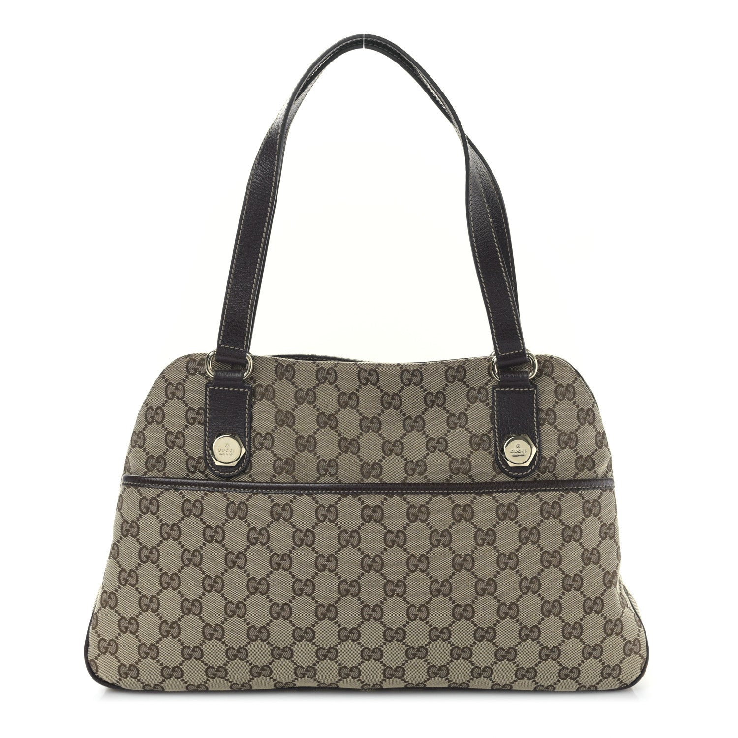 Gucci Monogram Medium Charmy Shoulder Bag Brown 1 of 9