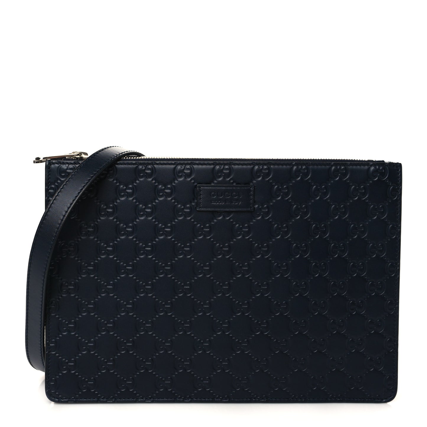 Guccissima Signature Messenger Bag Blue