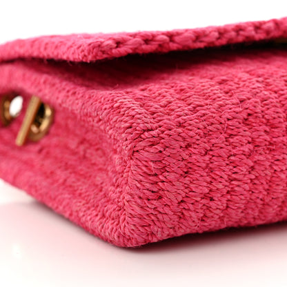 Saint Laurent Raffia Medium Monogram Kate Satchel Pink Glow 9 of 12