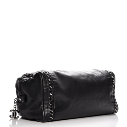 Chanel Smooth Calfskin Medium Luxe Ligne Bowler Black 4 of 13