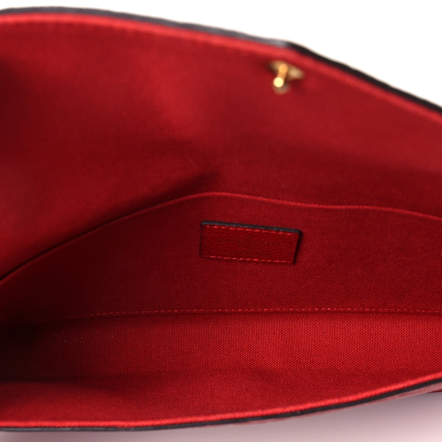 Louis Vuitton Empreinte Pochette Felicie Chain Wallet Scarlet 5 of 6
