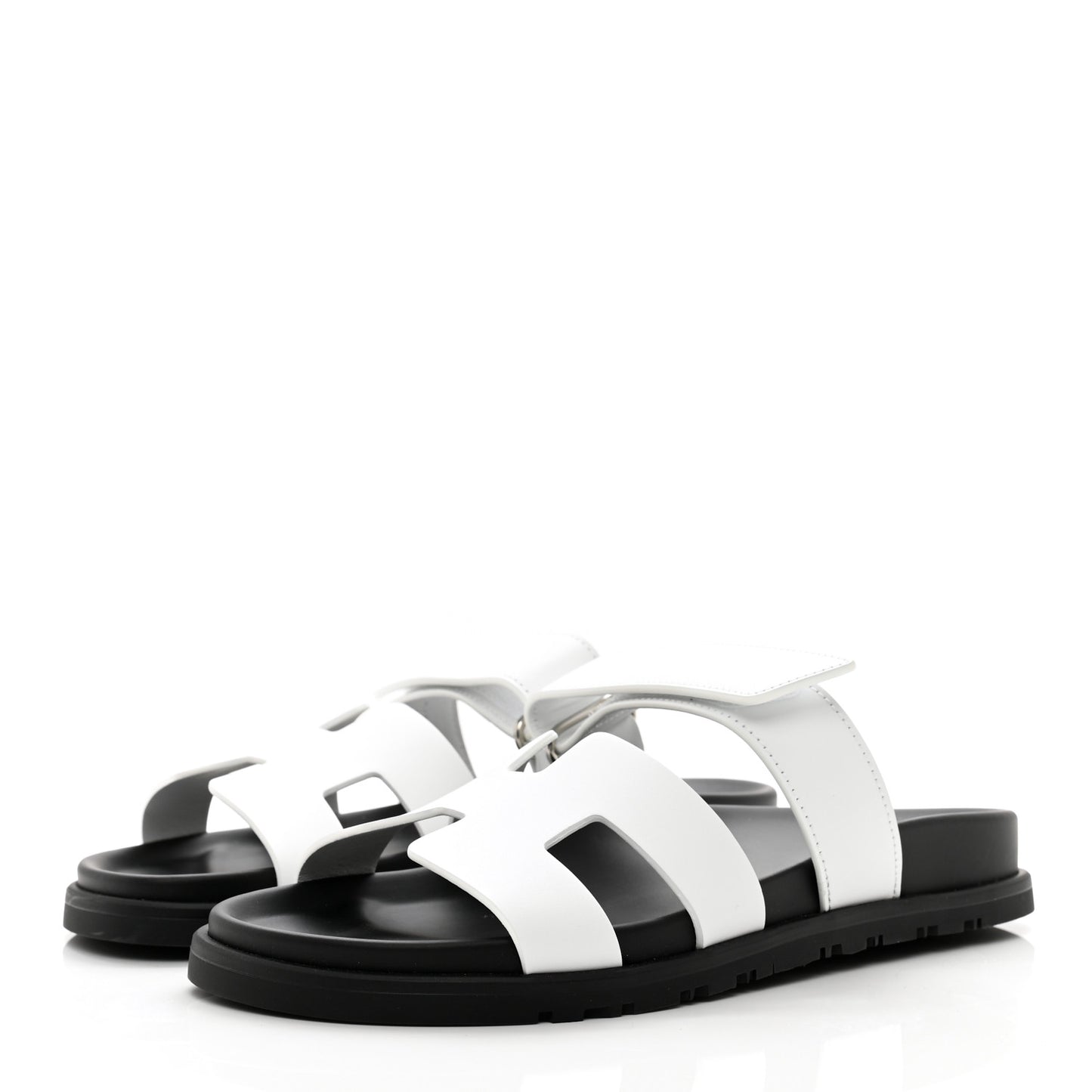 Calfskin Womens Chypre Sandals 37.5 White