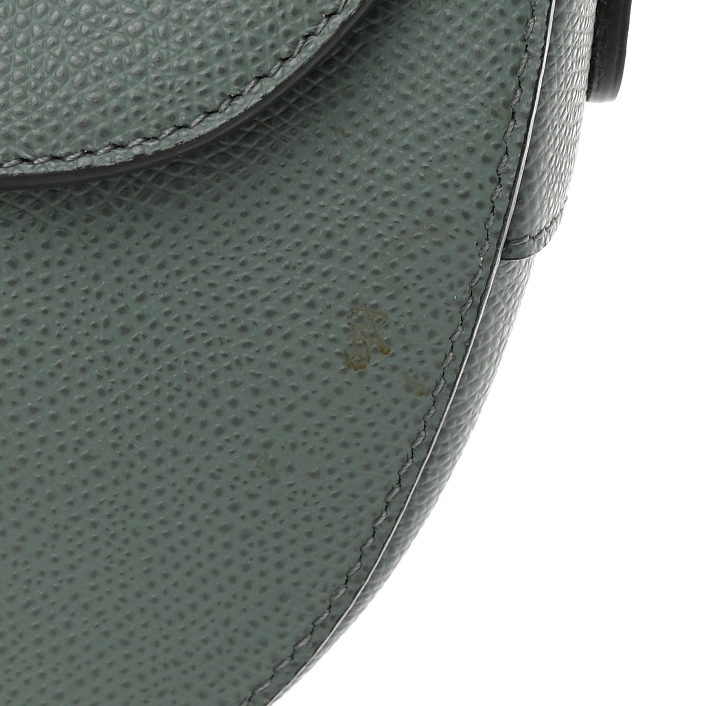 Grained Calfskin Saddle Bag Orage