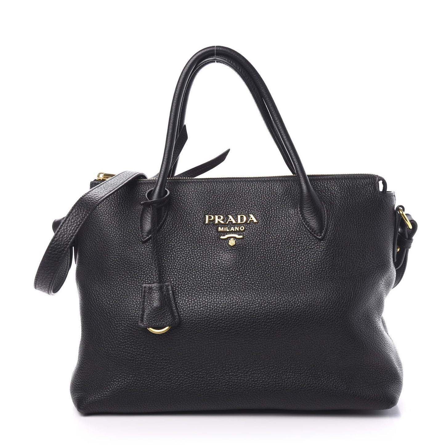 Vitello Daino Tote Black