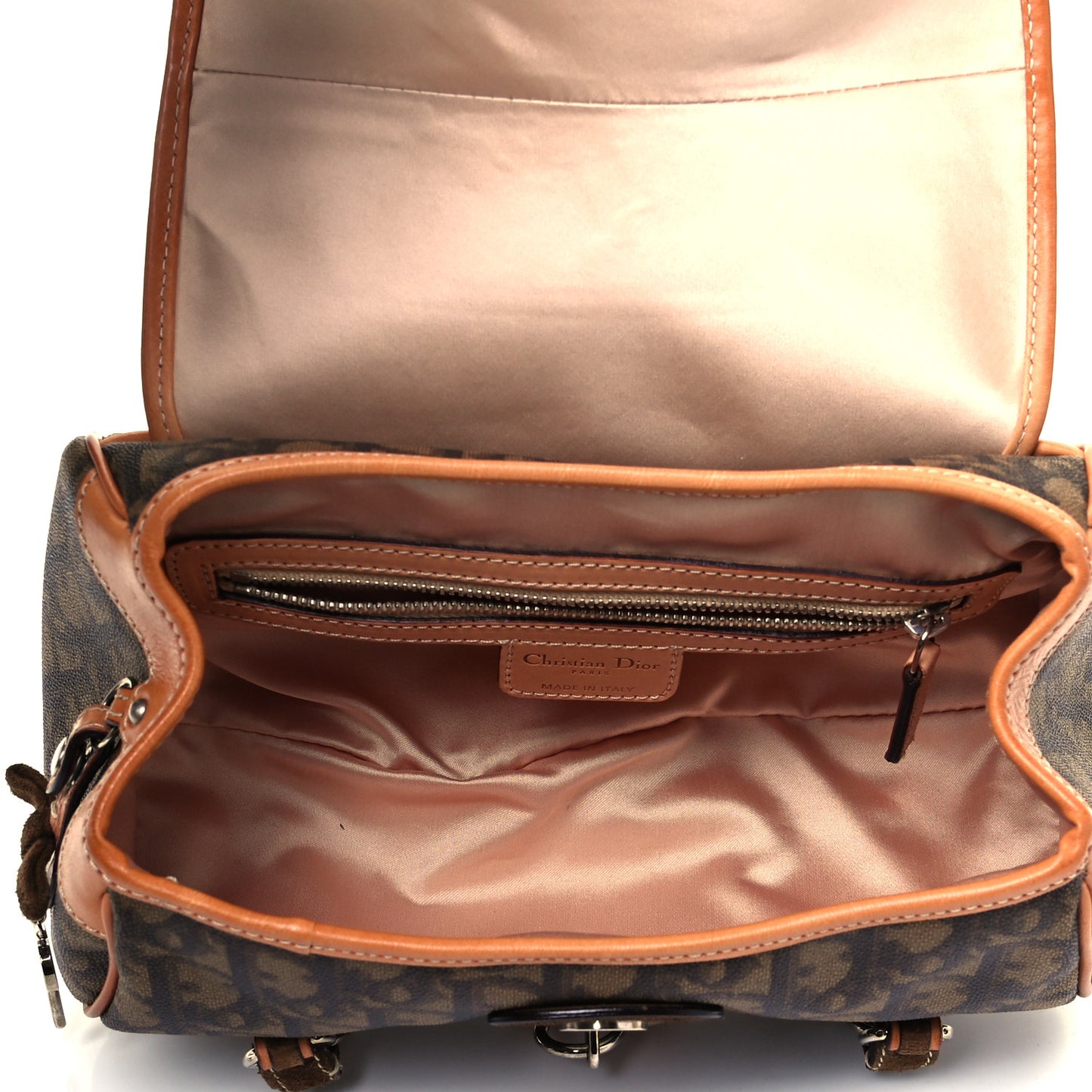 Monogram Romantique Trotter Flap Bag Brown