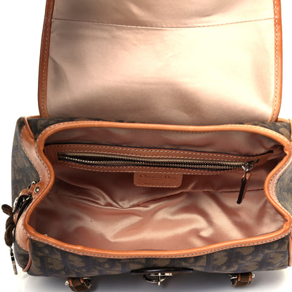 Christian Dior Monogram Romantique Trotter Flap Bag Brown 5 of 9