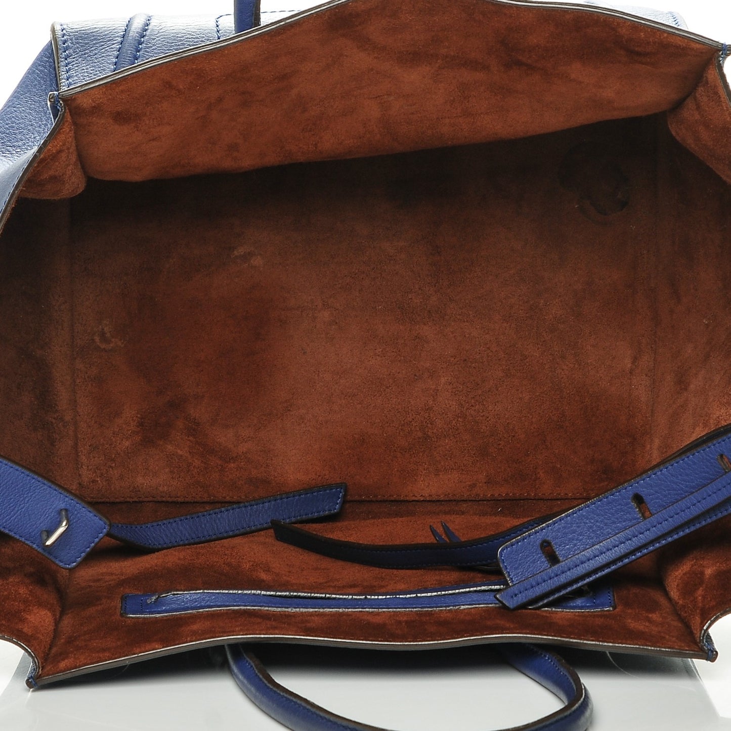 Supple Calfskin Medium Phantom Luggage Indigo
