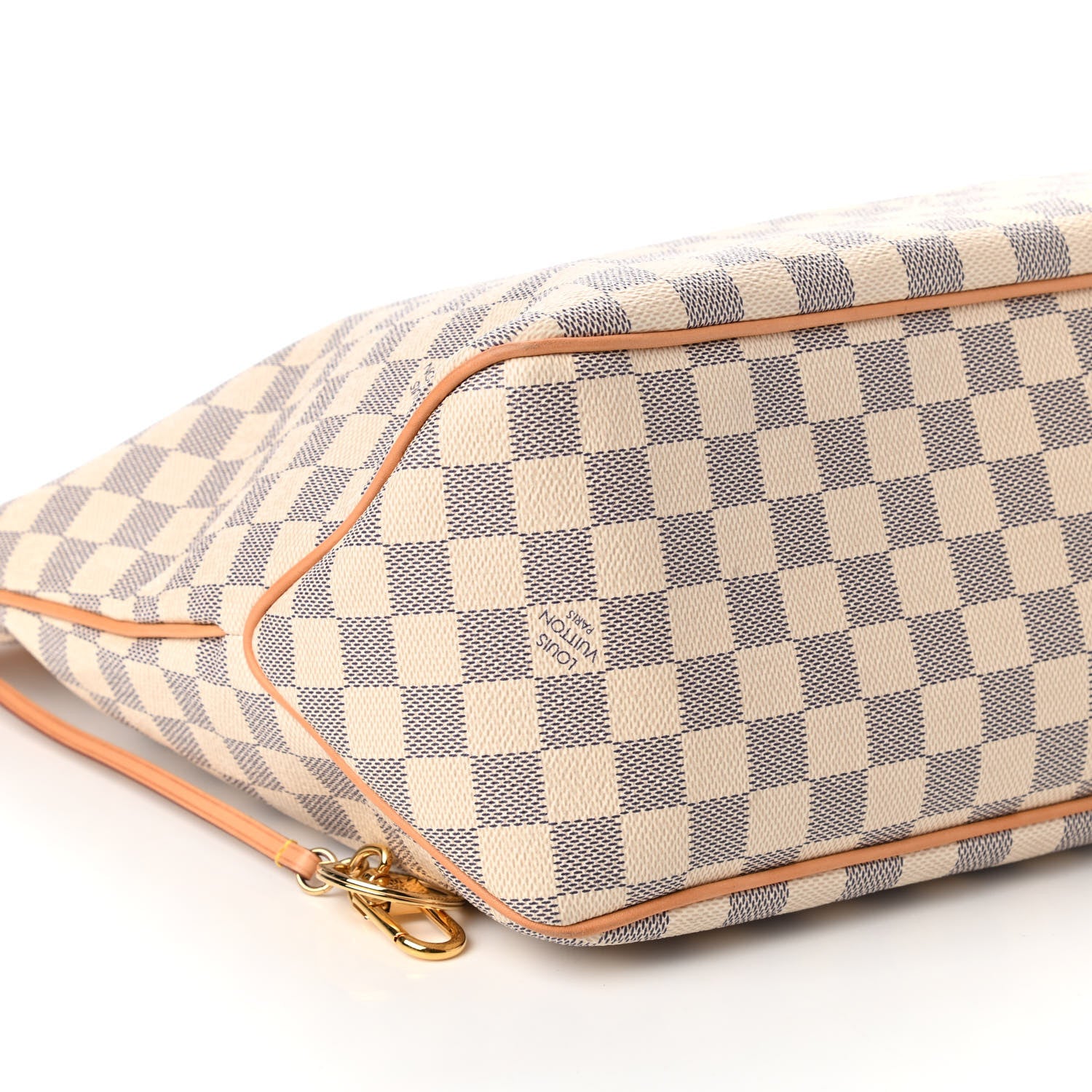 Louis Vuitton Damier Azur Delightful MM Rose Ballerine 6 of 10
