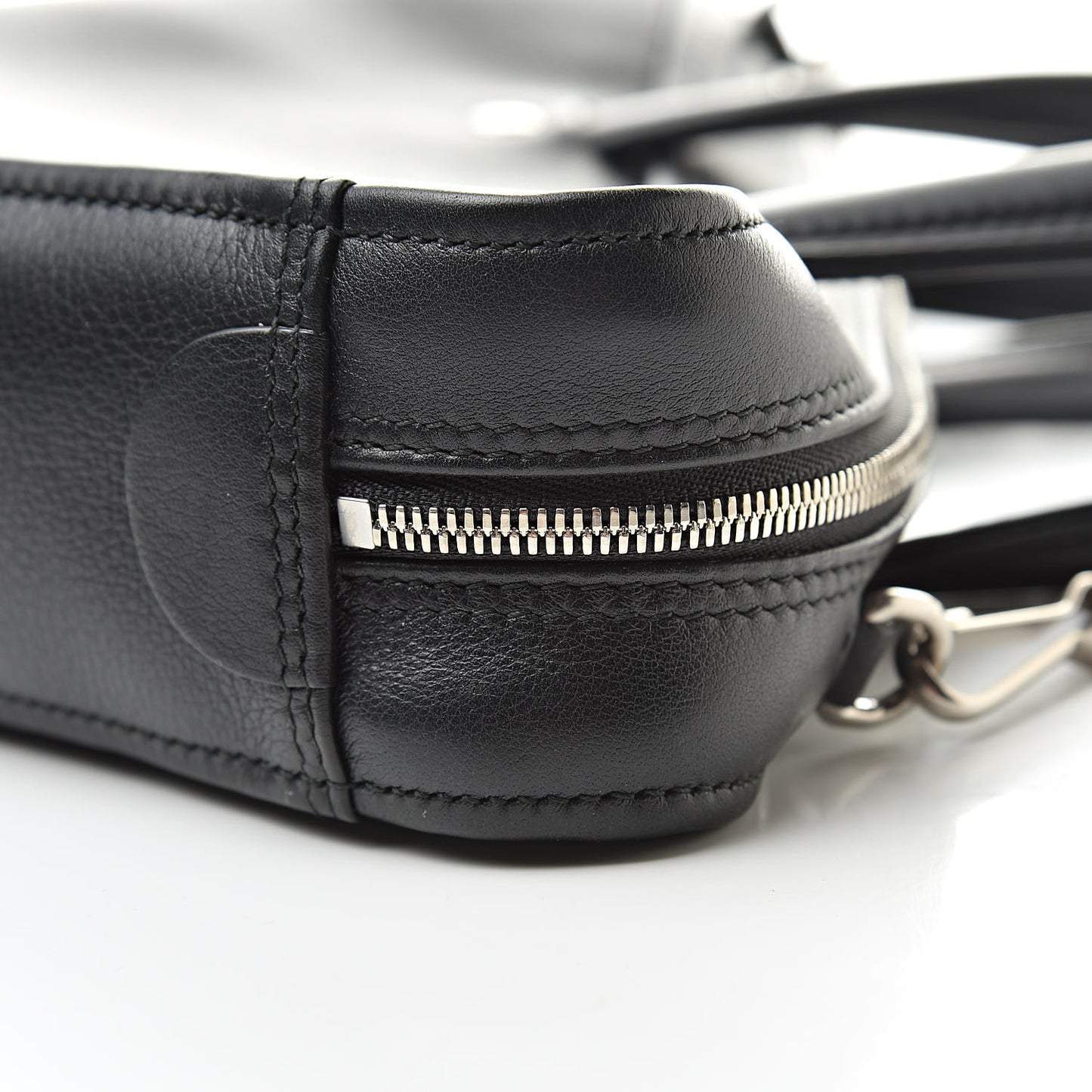 Calfskin XS Triangle Chain Duffle Black