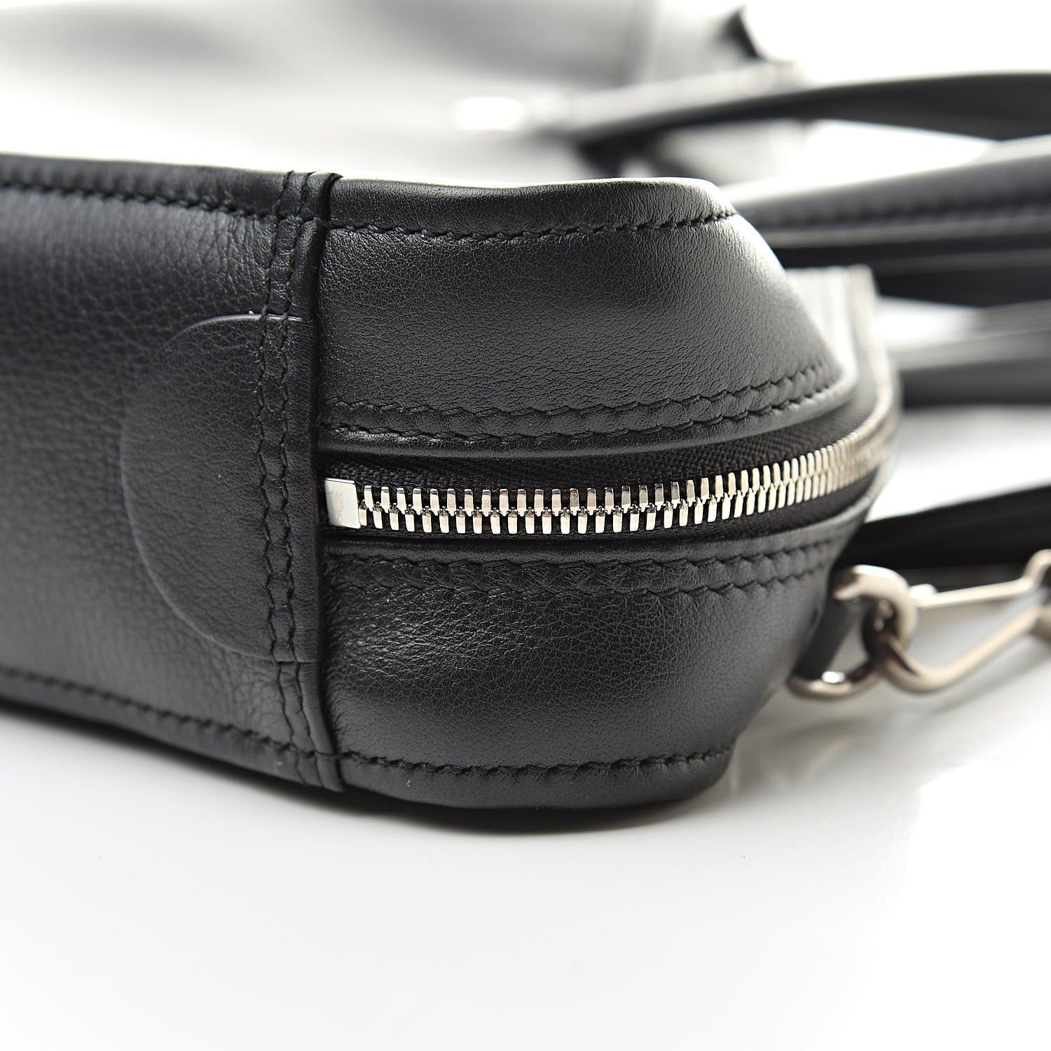 Balenciaga Calfskin XS Triangle Chain Duffle Black 10 of 11