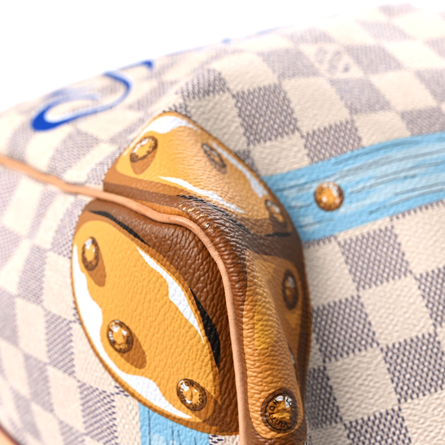 Damier Azur Summer Trunks Mykonos Keepall Bandouliere 50
