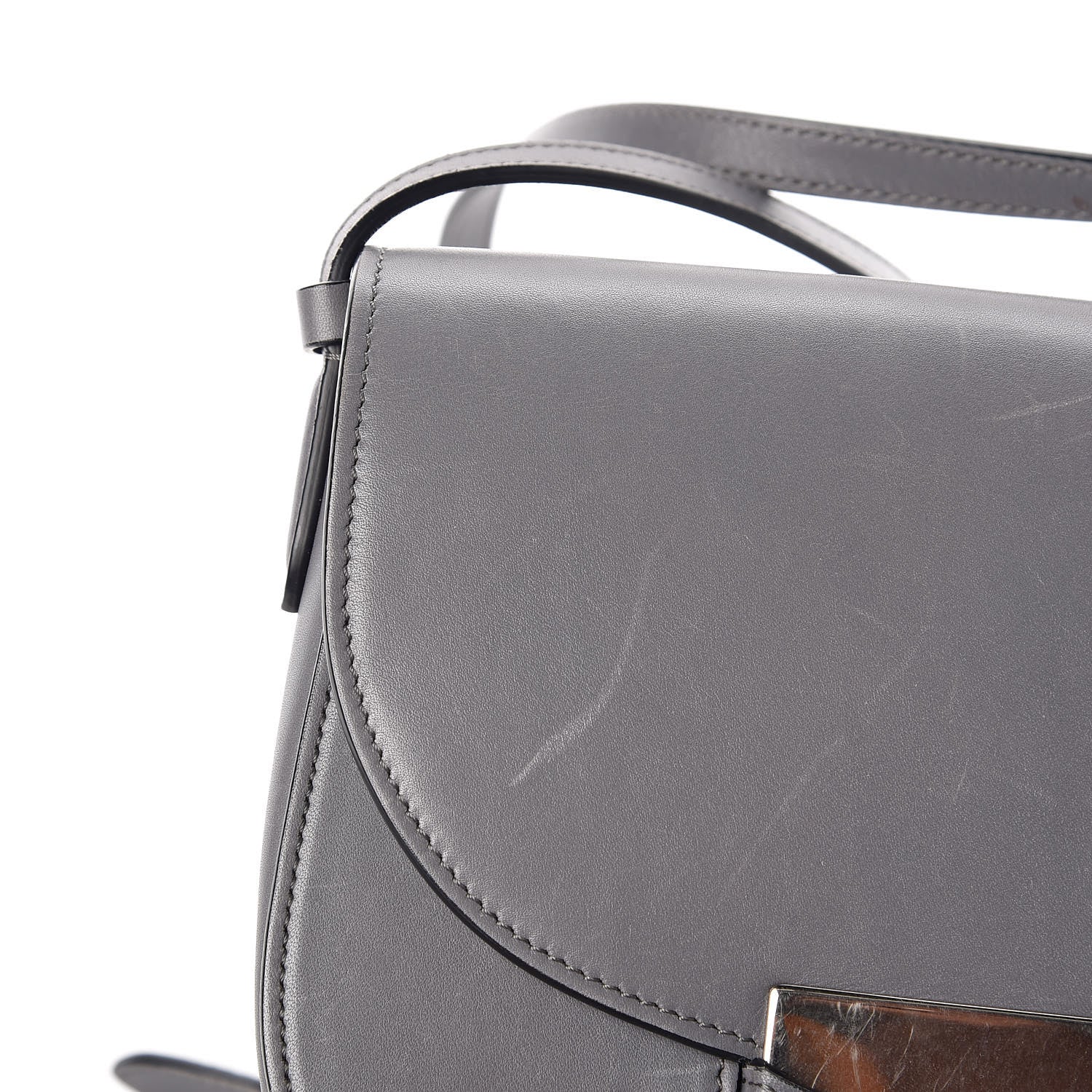 Celine Smooth Calfskin Small Trotteur Storm 12 of 12