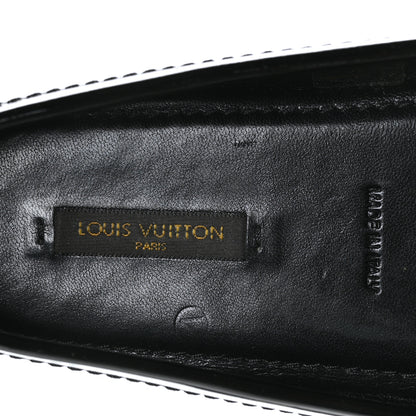 Louis Vuitton Patent Calfskin Oxford Loafers 40 Black 7 of 7