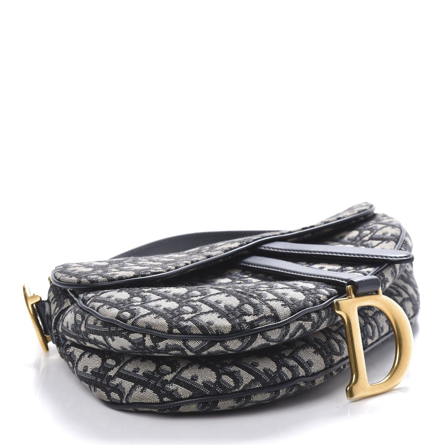 Oblique Saddle Bag Blue