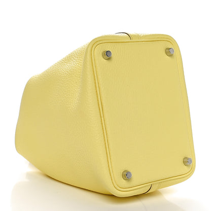 Hermes Taurillon Clemence Ostrich Touch Picotin Lock 18 PM 4 of 11