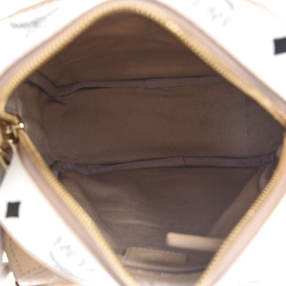 MCM Visetos Spot Crossbody Bag Beige 4 of 8