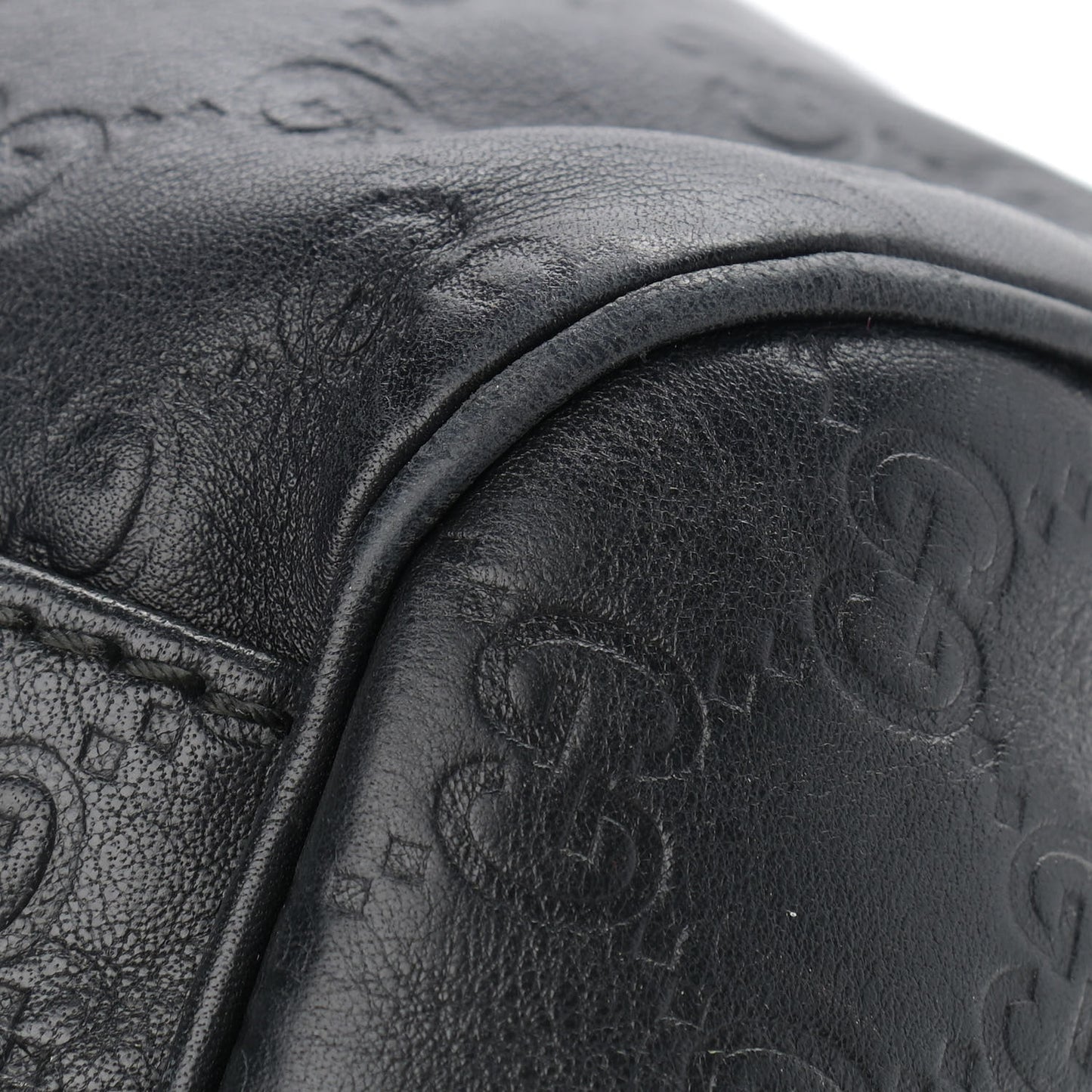 Guccissima Medium Sukey Boston Black