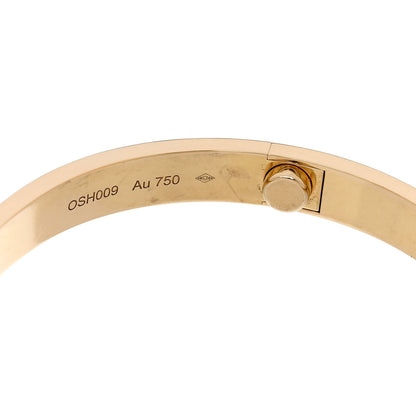 Cartier 18K Yellow Gold LOVE Bracelet 18 7 of 9