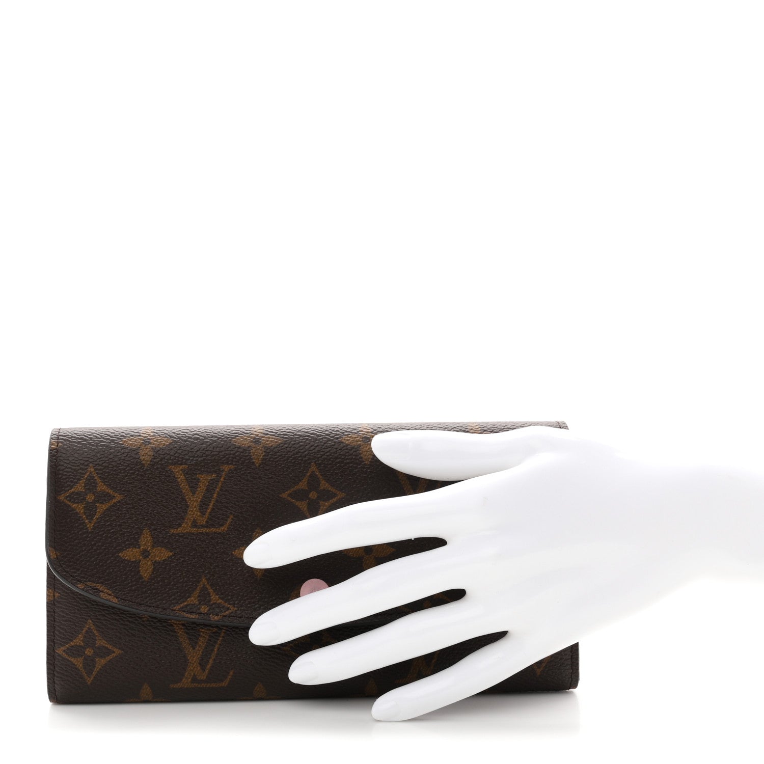 Louis Vuitton Monogram Emilie Wallet Rose Ballerine 2 of 7